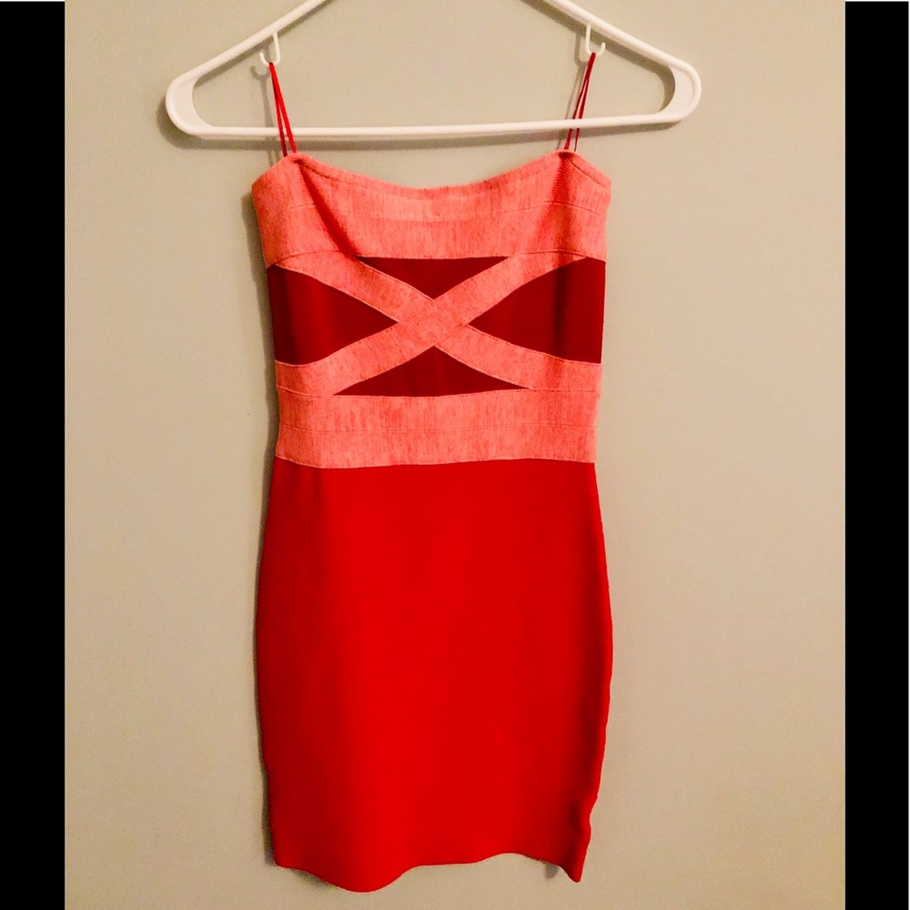 Guess strapless dress
